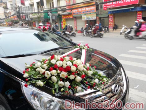 xe hoa, trang tri xe hoa, Dienhoa360