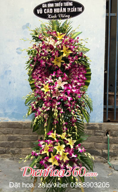 vòng hoa viếng đám ma nhà tang lễ cầu giấy hà nội