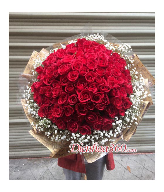 99 red rose