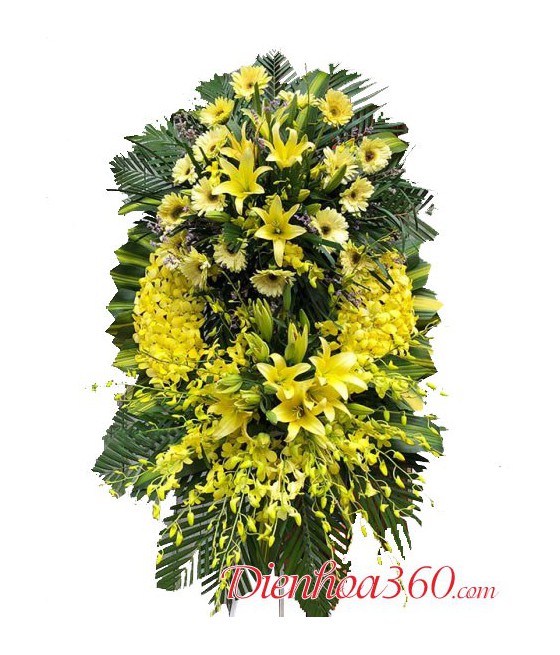 Vòng hoa chia buồn CB101