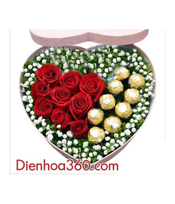 Mẫu hoa tặng Valentine đẹp...