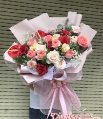 Giỏ hoa đẹp tặng sinh nhật – Những mẫu giỏ hoa đẹp nhất