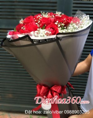 hoa sinh nhật | Bó hoa hồng đỏ đẹp