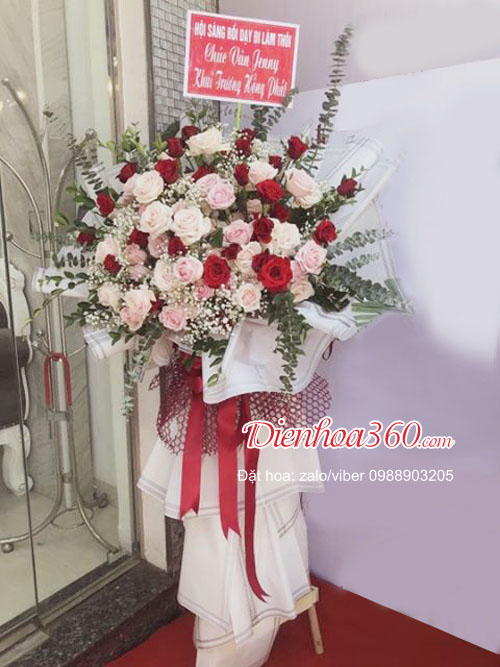 Hoa Mừng khai trương cửa hàng mới và gửi hoa tặng bạn bè