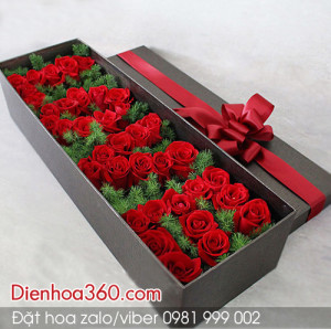Hộp hoa hồng đẹp | hộp hoa chữ love