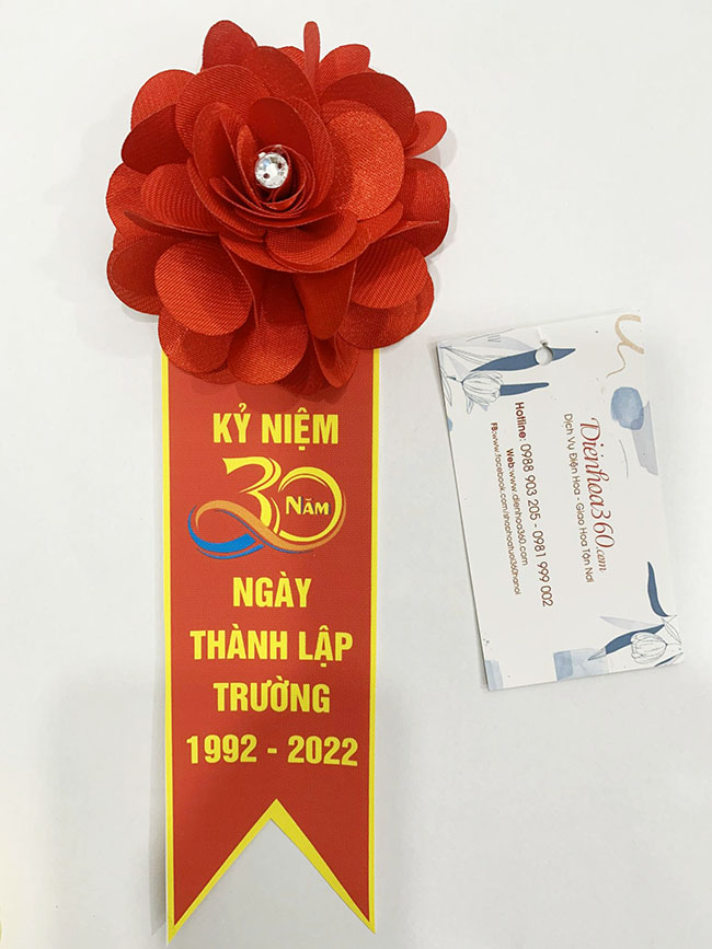 Địa chỉ bán hoa cài áo đại biểu Hà Nội