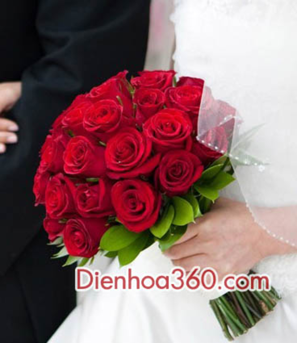 Hoa hồng - Bó hoa cưới đẹp