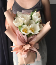 Hoa tuylip trắng