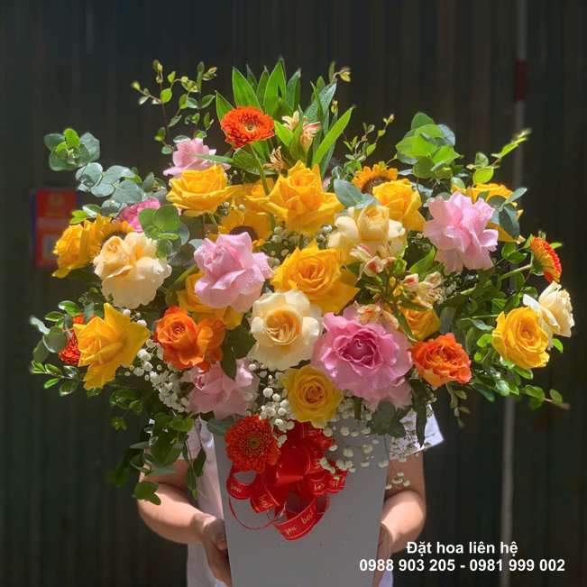Hoa sinh nhật Hà Nội