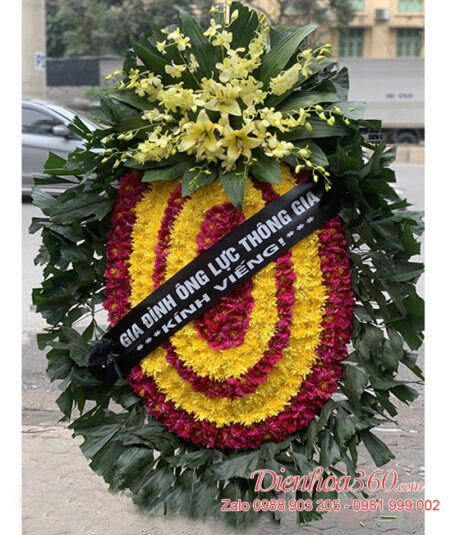 Mẫu hoa tang lễ truyền thống