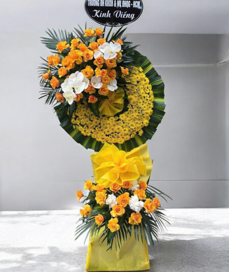 Đặt vòng hoa tang lễ