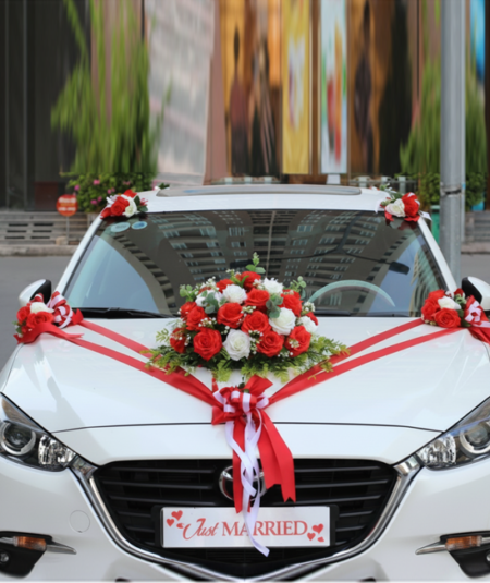 Mẫu xe hoa lụa giá rẻ